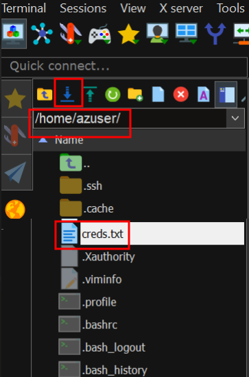 Azure Service Application Access Key
